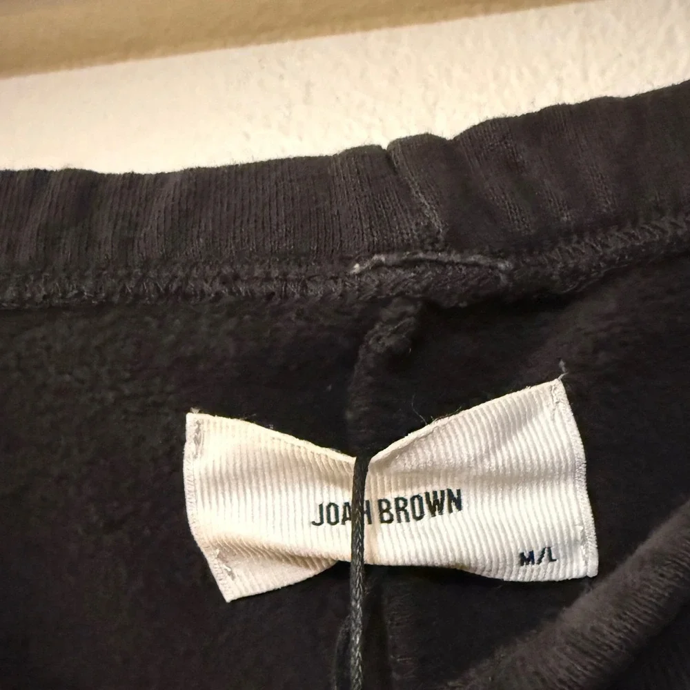 Joah Brown Fitted Sweatshorts Black Size M/L NWT $98 MSRP